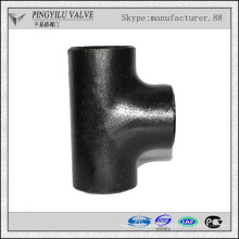 standard Welding seamless water oil gas pipe fitting carbon steel tee